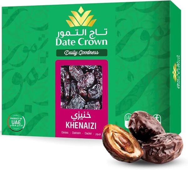 Date Crown Premium Emirates Dates 1kg (Khenaizi) (1kg)
