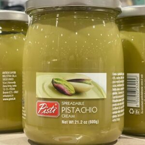 Pisti Spreadable Pistachio Cream 600g | Irresistible Luxurious Pistachio Goodness | Creamy Indulgence for Desserts, Snacks & More | Made in Italy | Alpine Heights