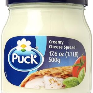 Puck Pure and Natural Cheese Cream Spread, 500 Gram (Packaging May Vary)