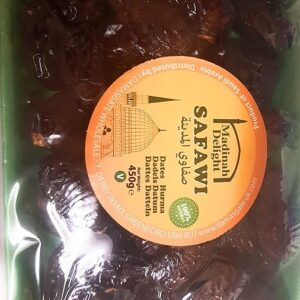 Safawi Dates with seed - Fresh & Juicy 500 Grams (Brand: King's Madina Dates)