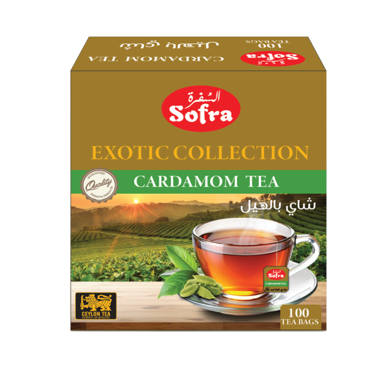 Sofra Cardamom Tea Bags (100) - 200g